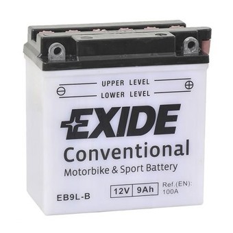 Exide Conventional EB9L-B 12V 9Ah 100A (135x75x139) обр. пол. (сухоз.)