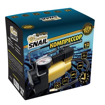 Компрессор а/м GOLDEN SNAIL металлический, GS 9204