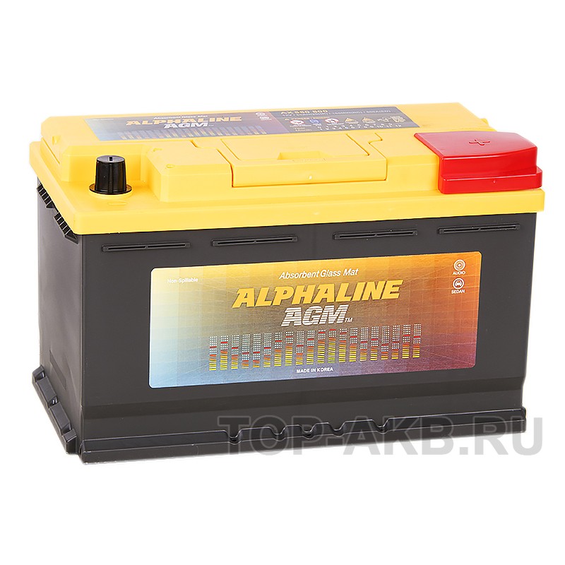 Alphaline AGM 80 L4 720A (315x175x190) AX 580800 58020 Alphaline AGM 80 L4 720A (315x175x190) AX 580800 58020