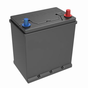 Подменный B19 обр. пол. (187x127x227) нижнее крепл. 35-40 Ач