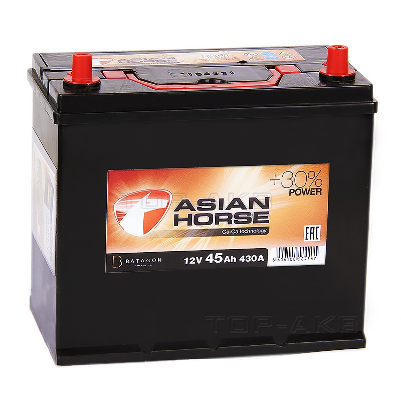 Asian Horse 45R узкие кл. 430A 238x129x227