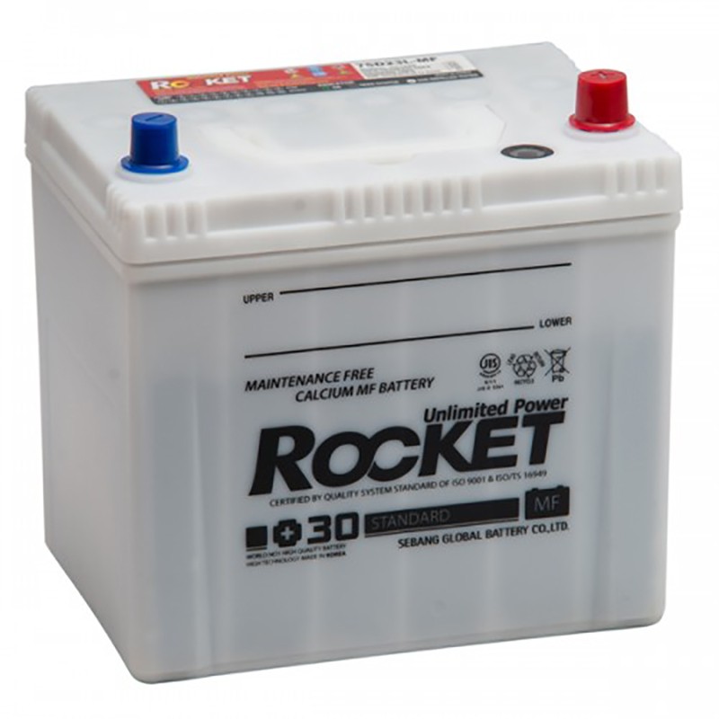 Rocket MF 55D23L 70Ач 232x173x225 мм Rocket MF 55D23L 70Ач 232x173x225 мм