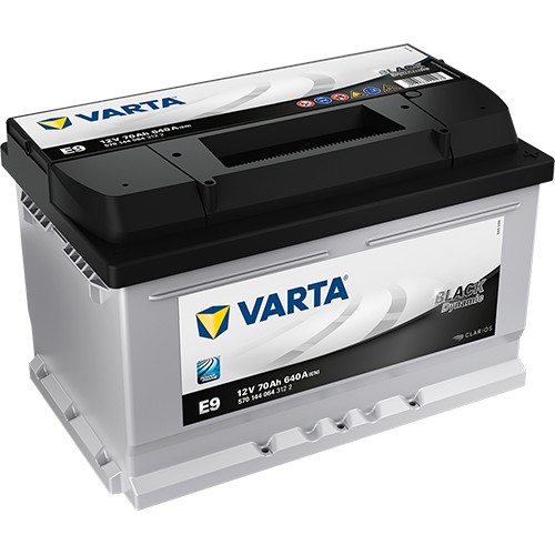 Varta Black Dynamic E9 70R 640A 278x175x175 (570 144 064)
