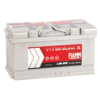 Fiamm Titanium Pro 85 Ач 760A обр. пол. (315x175x175) низк. L4B 85P