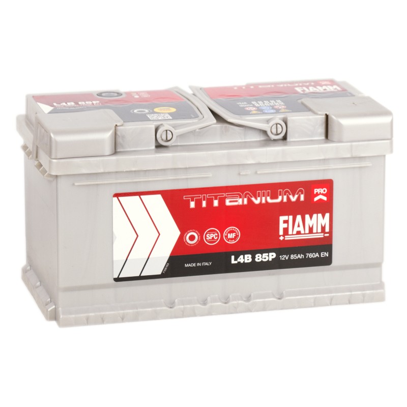 Fiamm Titanium Pro 85 Ач 760A обр. пол. (315x175x175) низк. L4B 85P