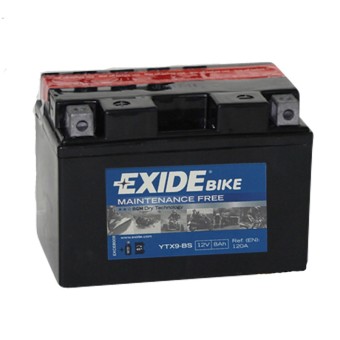Exide AGM сухозаряж. ETX9-BS 12V 8Ah 120A (150x87x105) прям. пол.