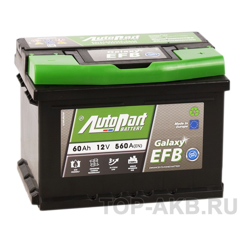 AutoPart Galaxy EFB Star-Stop 60R 560А (242x175x175)