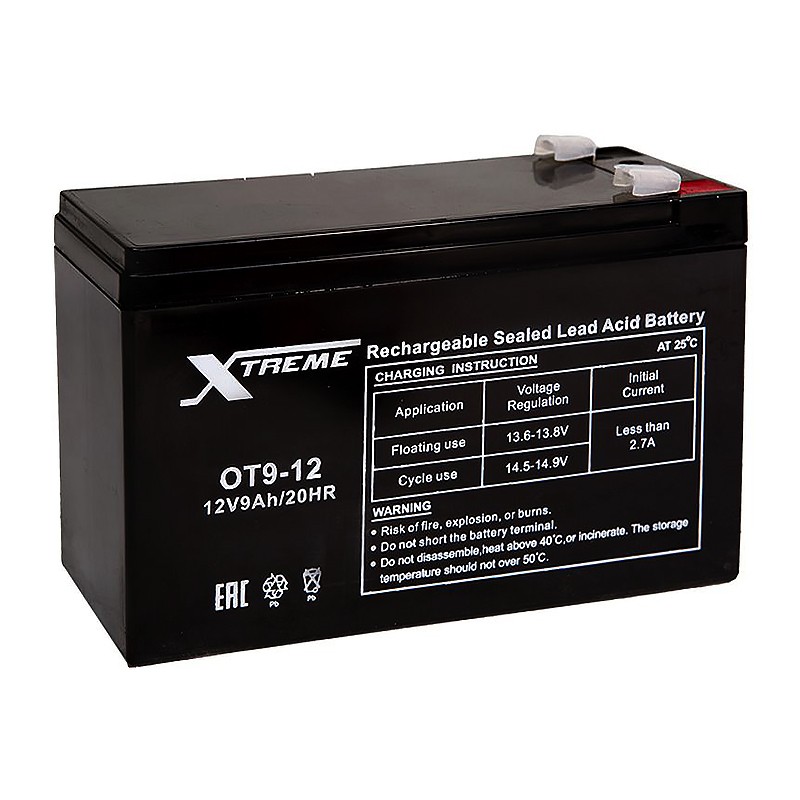 Xtreme VRLA 12V 9 Ah (OT9-12) 151х65х94