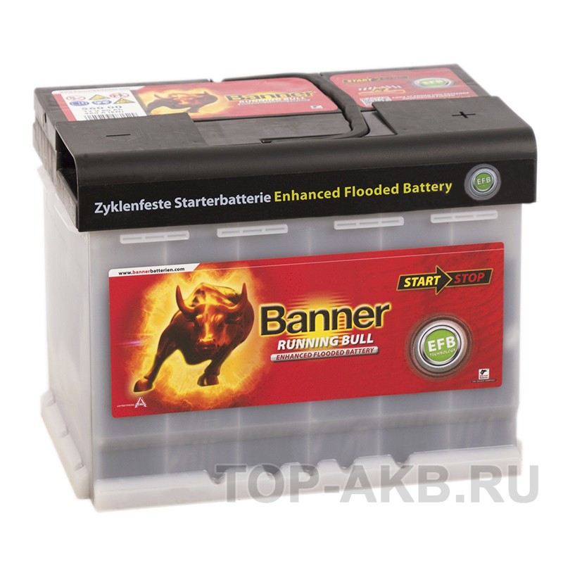 Banner Running Bull EFB Start-Stop (560 00) 60R 560A 241х175х190