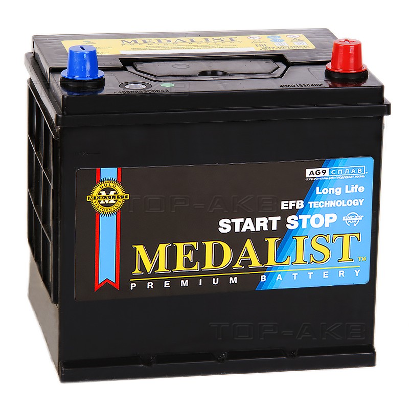 Medalist EFB 80D23L (70 Ач обр. пол. 600А 230x173x225) Medalist EFB 80D23L (70 Ач обр. пол. 600А 230x173x225)
