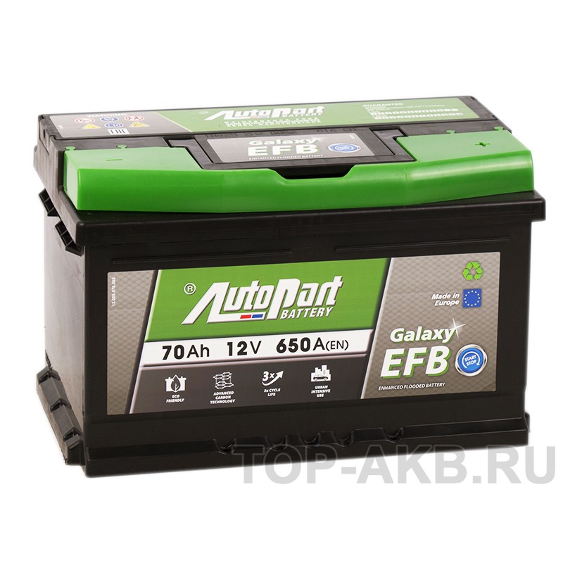AutoPart Galaxy EFB Star-Stop 70R 560А (278x175x175)