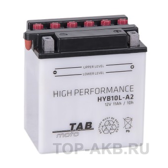 TAB Moto High performance HYB10L-A2 12V 11Ah 160A (134х89х145) обр. пол. сухоз.