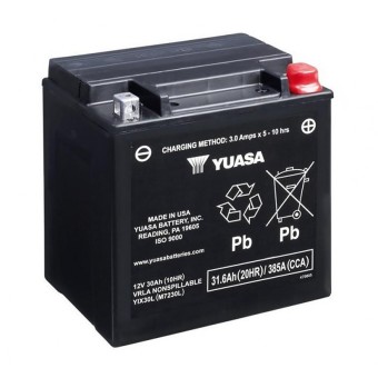 Yuasa YIX30L 31 Ач 400 (166х126х175) обр. пол. AGM