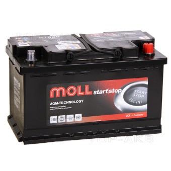 Moll AGM 80R Start-Stop 800A 315x175x190