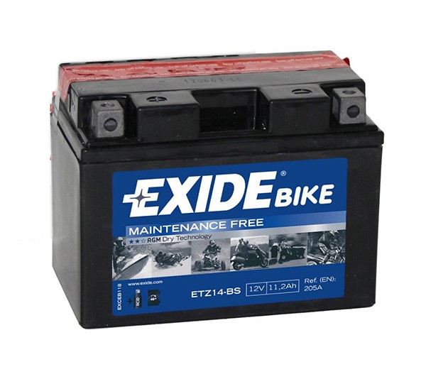Exide AGM сухозаряж. ETZ14-BS 12V 11.2Ah 205A (150x87x110) прям. пол. Exide AGM сухозаряж. ETZ14-BS 12V 11.2Ah 205A (150x87x110) прям. пол.