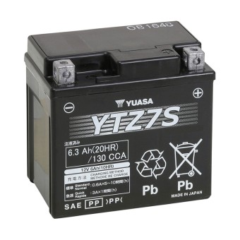 Yuasa YTZ7S - 6 Ач 130А (113x70x105) обр. пол. AGM