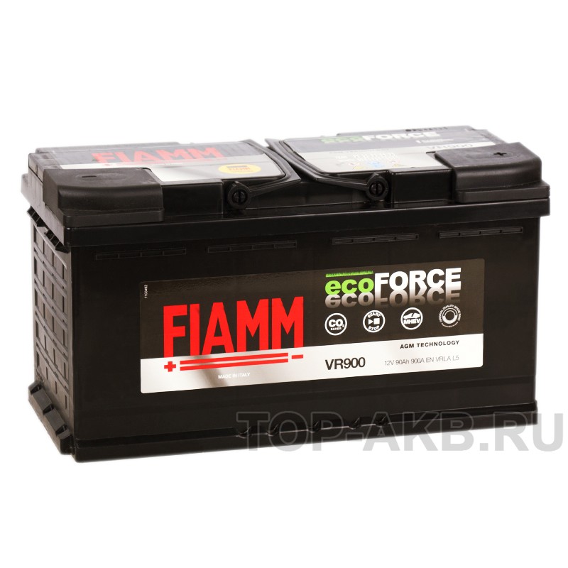 Fiamm Ecoforce AGM 90R 900A 353x175x190 (L5) Start-Stop VR900 Fiamm Ecoforce AGM 90R 900A 353x175x190 (L5) Start-Stop VR900