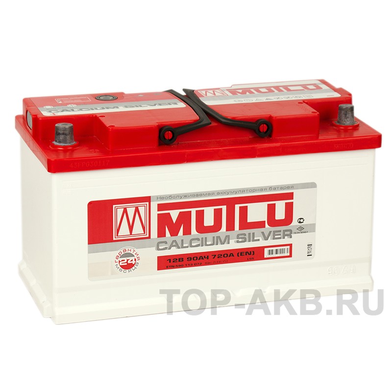 Mutlu Calcium Silver 90L 720A 353x175x190