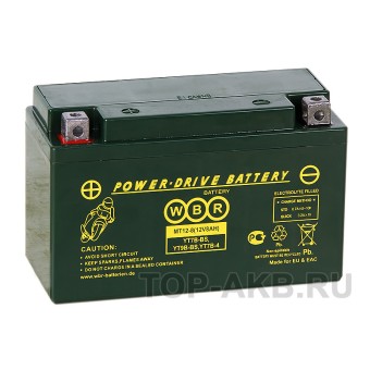 WBR MT12-8 AGM 8 Ач 100А прямая пол.(150x65x93) YT7B-BS, YT9B-BS, YT7B-4