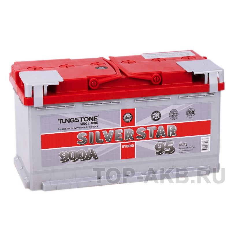 Silverstar Hybrid 95R 900А 353х175х190 (гибридный) Silverstar Hybrid 95R 900А 353х175х190 (гибридный)