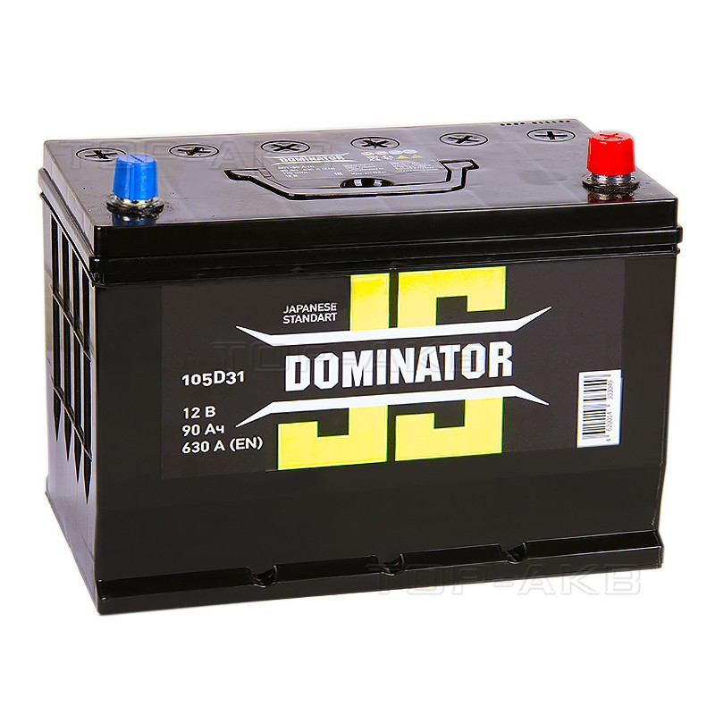 Dominator (JIS) 90 Ач 630А обратная пол. (300x172x223) Dominator (JIS) 90 Ач 630А обратная пол. (300x172x223)