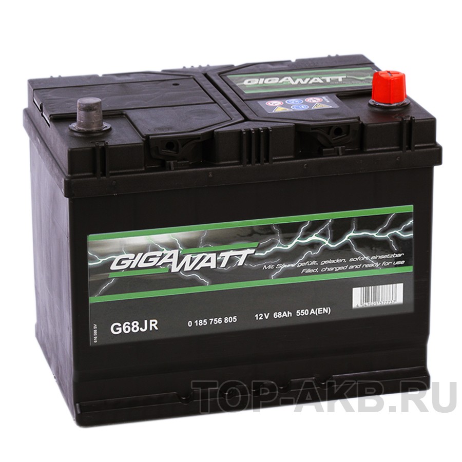 Gigawatt 68R 550A (261x175x220) G68JR Gigawatt 68R 550A (261x175x220) G68JR