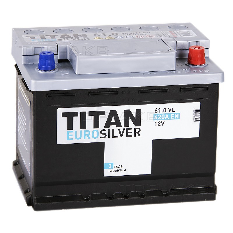 Titan Euro Silver 61R 620A 242x175x190 Titan Euro Silver 61R 620A 242x175x190