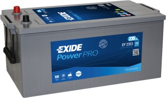 Exide Heavy Professional 235 А·ч евро 1300А (518x276x242) EF2353