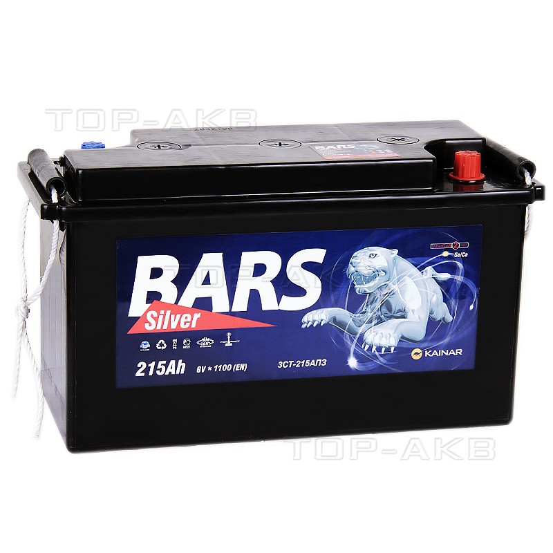 BARS Truck 3СТ-215 АПЗ о.п 215 Ач 6В 1100A 425x170x240