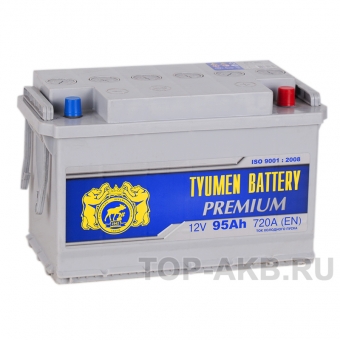 Аккумулятор автомобильный Tyumen Battery Premium 95 Ач обр. пол. 720A (345x175x213)