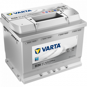 Аккумулятор автомобильный Varta Silver Dynamic D39 63L 610A 242x175x190 (563 401 061)