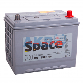 Аккумулятор автомобильный Space Asia 85D26L (70R 650A 261x173x225)