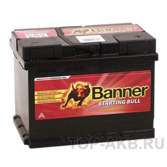Аккумулятор автомобильный Banner Starting Bull (560 09) 60R 480A 241x175x175