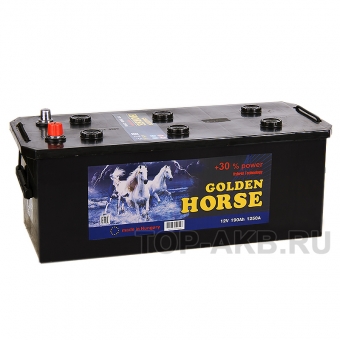 Аккумулятор автомобильный Golden Horse 190 рус 1250А 513x223x223