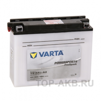 VARTA Powersports Freshpack YB16AL-A2 16 Ач 180А (205x72x164) обр. пол. 516 016 012, сухозар.