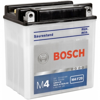 Bosch Moto FP 11 Ач 90А (136x91x146) YB10L-B, M4F290, обратная пол.