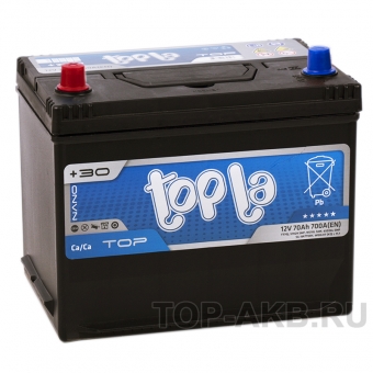 Аккумулятор автомобильный Topla Top JIS 70L 700А 261x175x220 (118970 57024)