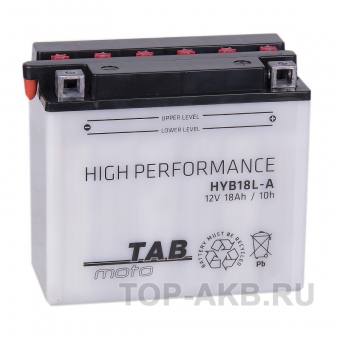 TAB Moto High performance HYB18L-A 12V 18Ah 235А (180х90х162) обр. пол. сухоз.