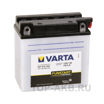 VARTA Powersports Freshpack 12N7-3B/YB7L-B 7 Ач 74А (136x76x134) обр. пол. 507 012 004, сухозар.
