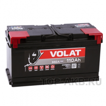 Аккумулятор автомобильный Volat 110R (940A 353x175x190)