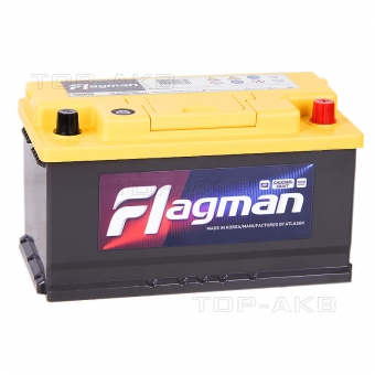 Аккумулятор автомобильный Flagman 80SR 80R 800A 315x175x175