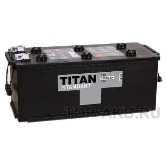 Аккумулятор автомобильный Titan Standart 190 евро 1250А 513x223x223