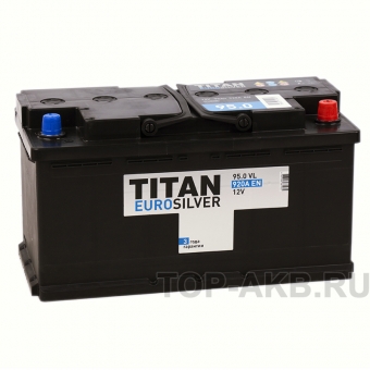 Аккумулятор автомобильный Titan Euro Silver 95R 920A 353x175x190