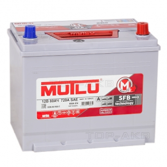 Аккумулятор автомобильный Mutlu Calcium Silver 95D26FL 80R 660A (260x175x225) D26.80.066.C