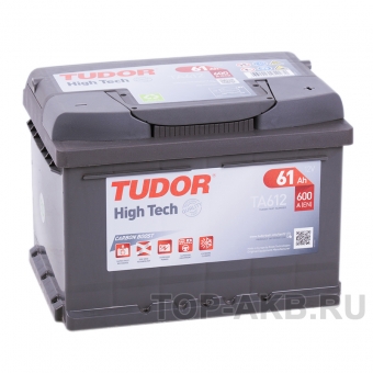 Аккумулятор автомобильный Tudor High-Tech 61R (600A 242x175x175) TA612