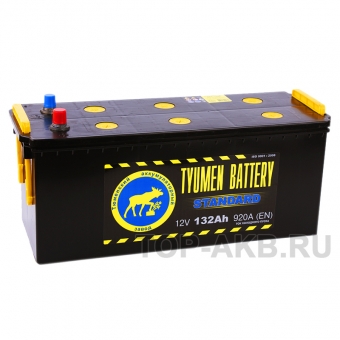 Аккумулятор автомобильный Tyumen Battery Standard 132 Ач прям. пол. 960A (513х189х230)