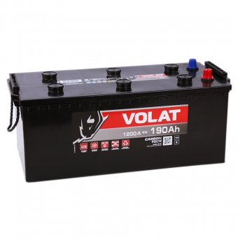 Аккумулятор автомобильный Volat 190 евро (1200A 513x223x223)
