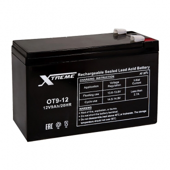 Аккумуляторная батарея Xtreme VRLA 12V 9 Ah (OT9-12) 151х65х94