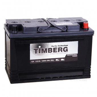 Аккумулятор автомобильный Timberg PRO 125R 1000A 350x175x230