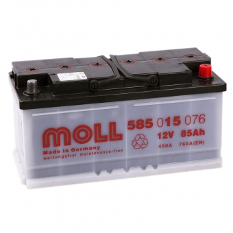 Аккумулятор автомобильный Moll MG Standard 85R 760A 353x175x175